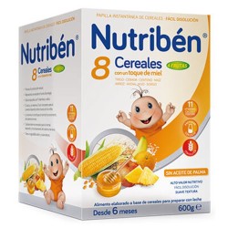 Nutribén 8 Cereales con un toque de Miel y 4 Frutas