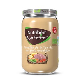 Nutribén Ecopotito Verduras de la huerta con Pavo ecológico