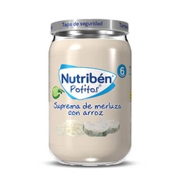 Nutribén Potito Suprema de Merluza con Arroz