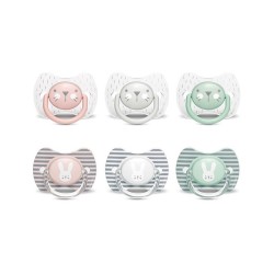 Suavinex Chupete 6-18M Tetina Anatómica Silicona Premium 1 unidad