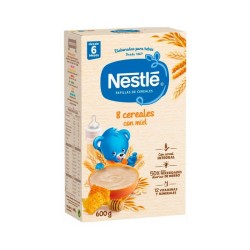 Papilla Nestlé 8 Cereales con Miel sin aceite de palma