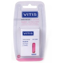 Vitis Seda Dental Suave Con Cera, Flúor Y Menta