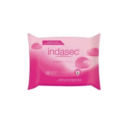 Indasec Toallitas Higiene Intima 20 Toallitas