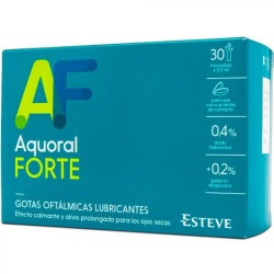 Aquoral Forte Gotas Oftálmicas Lubricantes 30 ud