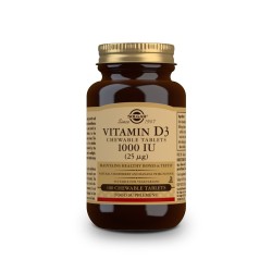 Solgar Vitamina D3 1000 UI Comprimidos Masticables