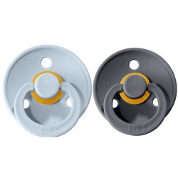 Bibs Chupete Colour Collection Tetina Redonda Látex 2 unidades