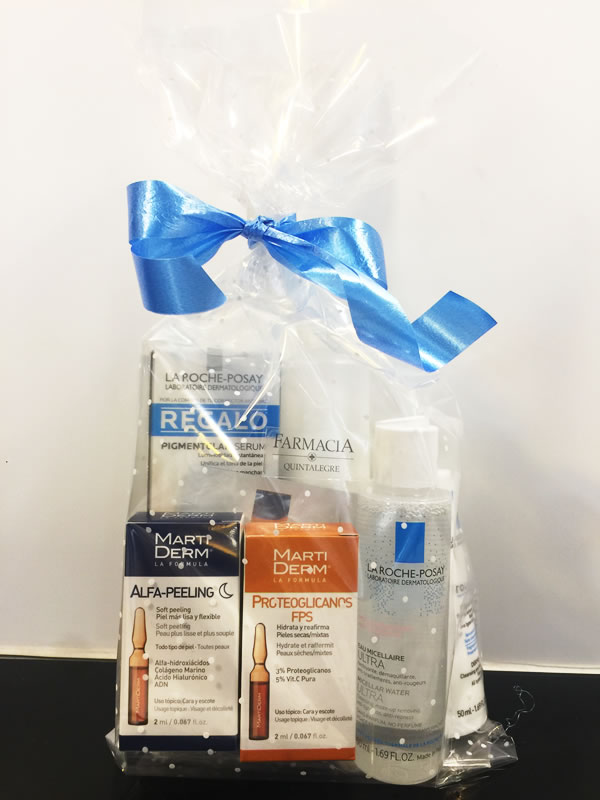 Kit regalo de las marcas Caudalie, La Roche-Posay y Martiderm para ti y las dos amigas que elijas